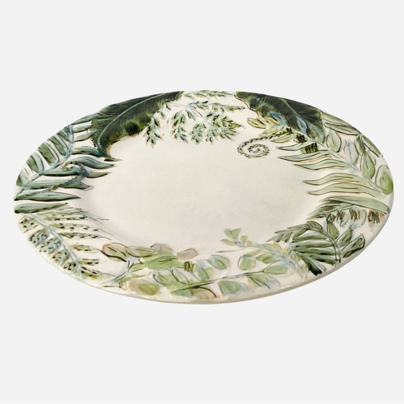 American Atelier Fern Earthenware 11” Dinner Plate Discontinued Replacement - Picture 5 of 6